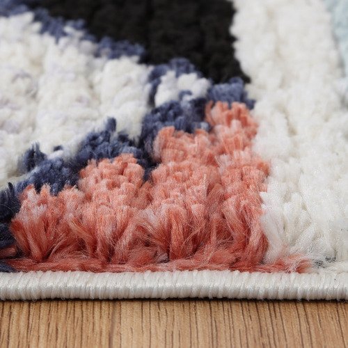 Multi-Colour+Naz+Boho+Moroccan+Rug